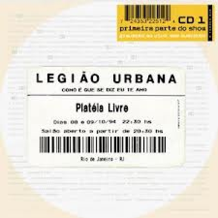 CD Legião Urbana - Como é Que diz Eu Te Amo Vol. 1 ( Lacrado Digipack )
