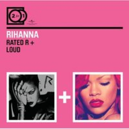 CD Rihanna 2 em 1 Rated R+Loud Duplo Importado Explicit Version