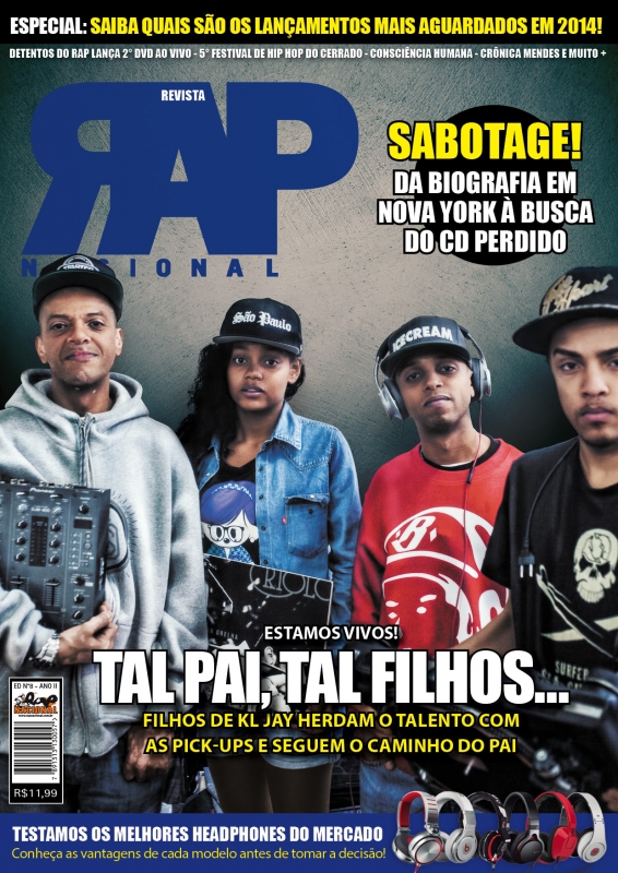 Revista Rap Nacional N 8 - Kl Jay Tal Pai Tal Filhos