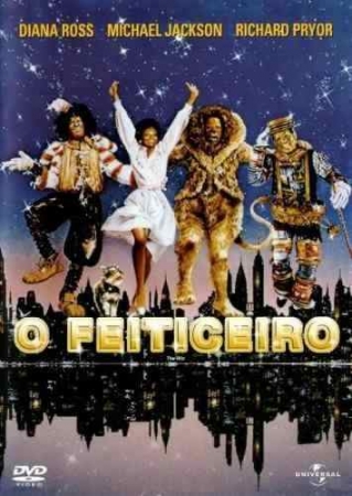 The Wiz O FEITICEIRO - O MAGICO DE OZ (Michael Jackson E Diana Ross) DVD