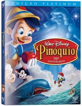 DVD Pinoquio - Ediçao Platinum 70 Aniversário DVD DUPLO