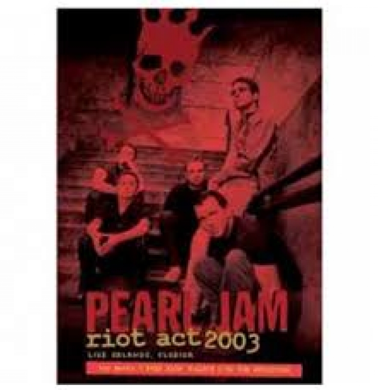 PEARL JAM - RIOT ACT 2003 LIVE ORLANDO, FLORIDA ( DVD )