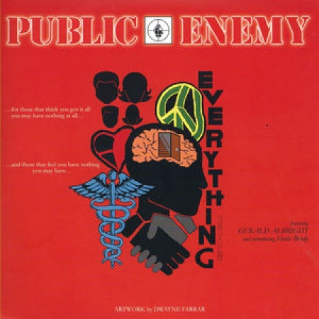 LP Public Enemy - Everything / I Shall Not Be Moved ( 7 Polegada Importado )