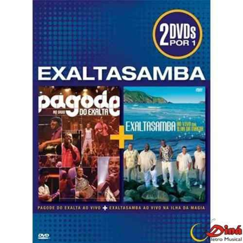 EXALTASAMBA - 2 DVDS (PAGODE AO VIVO DO EXALTA/AO VIVO NA ILHA DA MAGIA) (DVD)