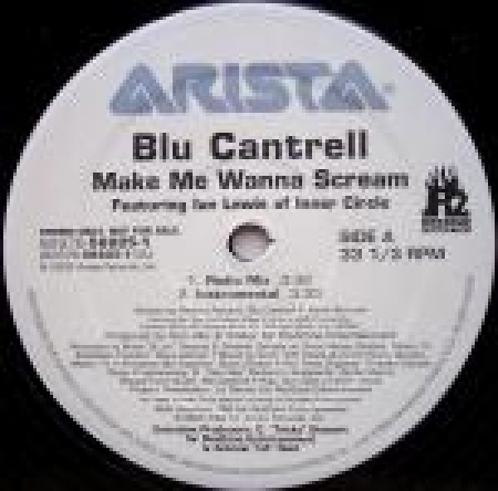 LP Blu Cantrell Featuring Ian Lewis Of Inner Circle - Make Me Wanna Scream VINYL SINGLE
