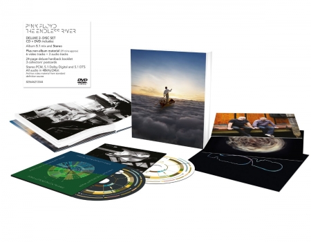 BOX Pink Floyd - Endless River VERSAO DELUXE CD+DVD + 3 CARTOES POSTAIS