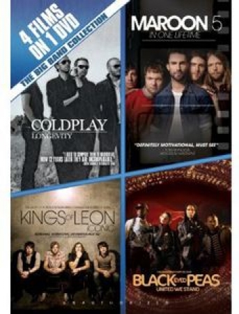 DVD Big Band Collection 4 EM 1 Cold Play - Maroon 5 Kings of Leon - Black Eyed Peas Importado