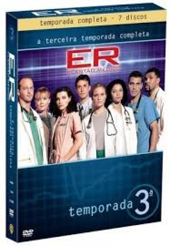 DVD E R Plantao Medico 3 Temporada  7 DVDs