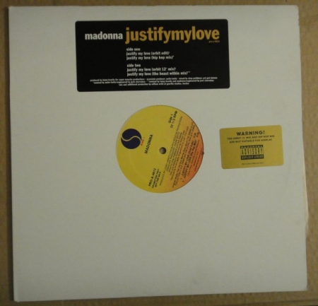 LP Madonna - Justify My Love VINYL IMPORTADO