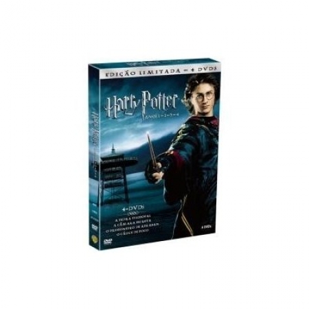 Harry Potter - Anos 1 2 3 4 Edição Limitada 4 Dvds
