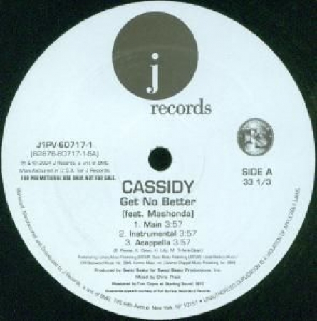 LP Cassidy - Get No Better / Tha Problem VINYL