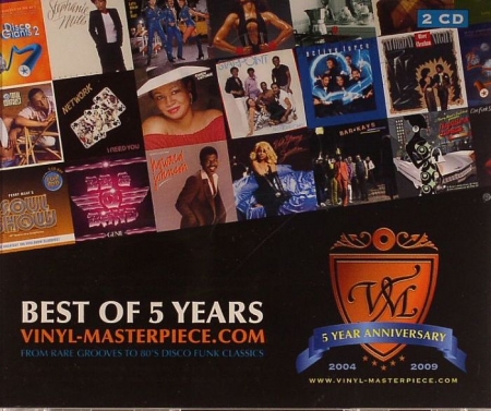 Best Of 5 Years - Vinyl Masterpiece Com -  Rare Grooves To 80s Disco Funk Classics (CD Duplo)