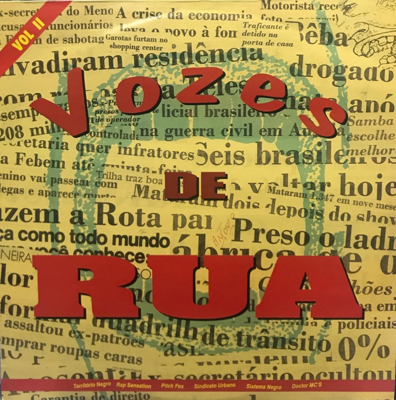 LP VOZES DE RUA  - Vozes De Rua Vol 2 VINYL (RAP NACIONAL)