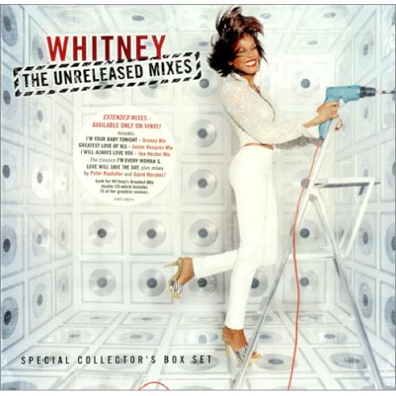 LP Whitney Houston - The Unreleased Mixes (BOX COM 4 LPS)