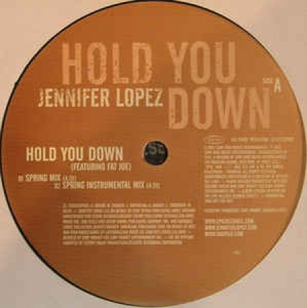 LP Jennifer Lopez - Hold You Down (VINYL SINGLE IMPORTADO)