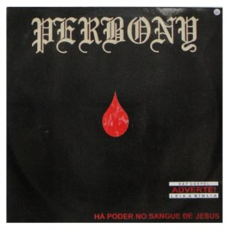LP Perbony - Ha Poder no Sangue de Jesus VINYL RAP NACIONAL