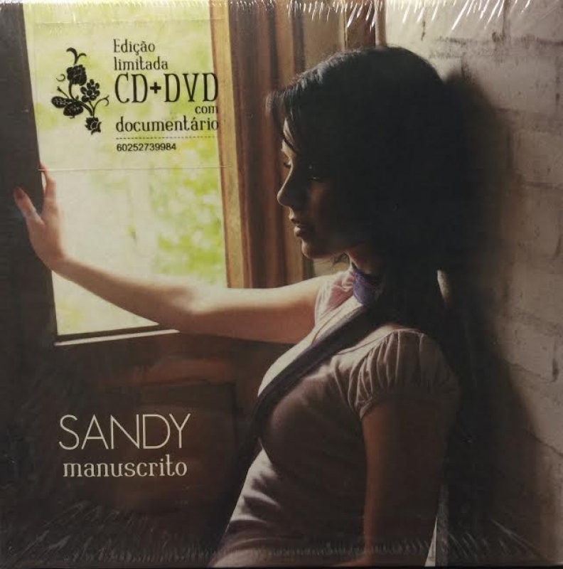 Sandy - Manuscrito Kit Cd + DVD LACRADO (RARO)