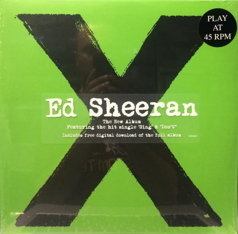 LP ED SHEERAN - X (VINYL DUPLO)IMPORTADO ROTACAO 45RPM