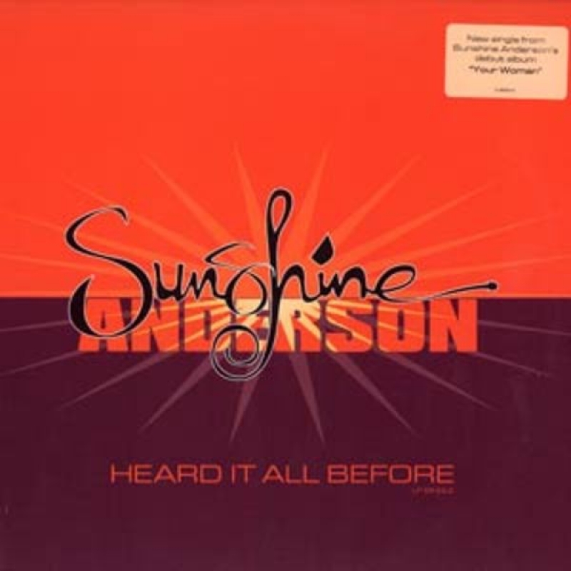 LP Sunshine Anderson ‎– Heard It All Before VINYL SINGLE IMPORTADO