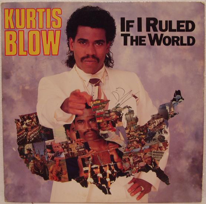 LP Kurtis Blow - If I Ruled The World Vinyl Single Importado