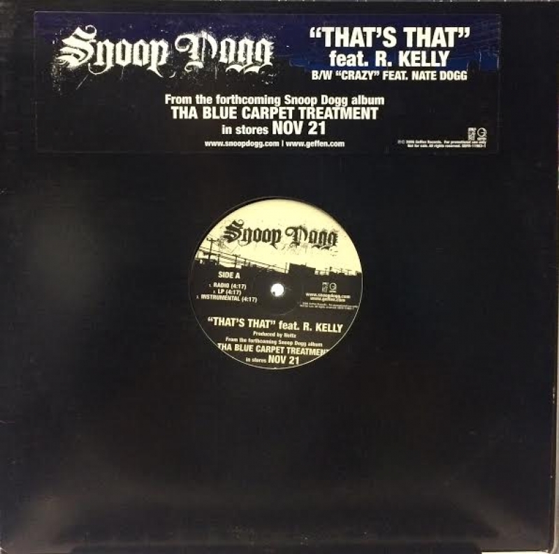 LP Snoop Dogg FEAT R KELLY -  Thats That Crazy Single Importado