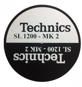 FELTRO TECHNICS SL 1200 MK2 PRETO E PRETO SLIPMATS (UNIDADE)