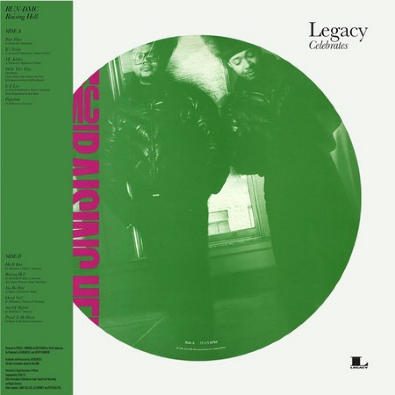 LP Run DMC - Raising Hell Vinyl Picture Importado 30Th Anniversary LACRADO