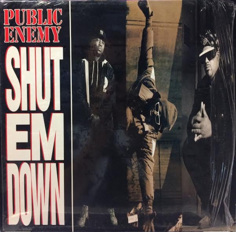 LP PUBLIC ENEMY - SHUT EM DOWN VINYL 12 SINGLE IMPORTADO