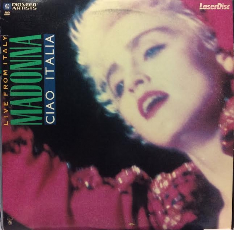 LP Madonna - Ciao Italia - Live  Italy LaserDisc