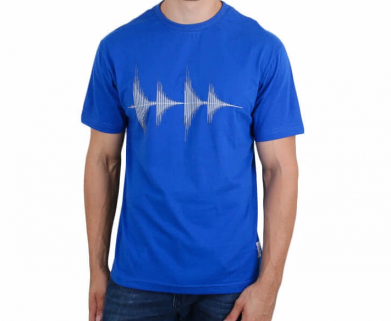 Camiseta KLJAY Som Wave Azul