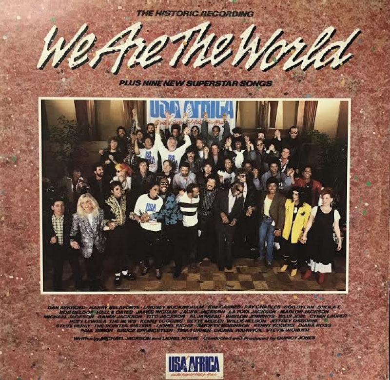 LP WE ARE THE WORLD - USA FOR AFRICA VINYL
