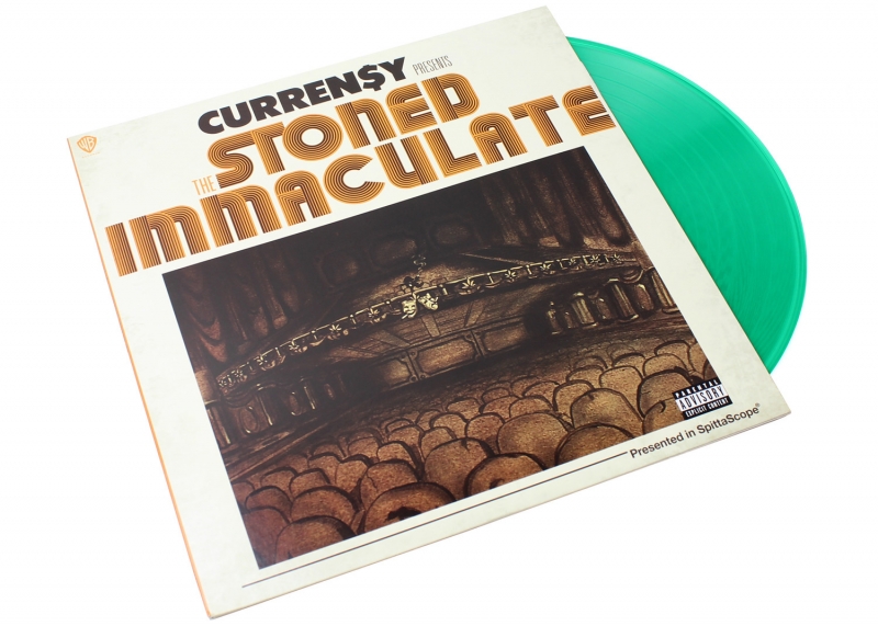 LP Currensy - The Stoned Immaculate Vinyl Verde Importado Lacrado