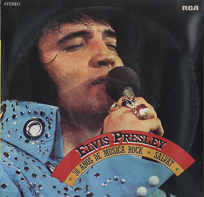 LP Elvis Presley - 30 Anos De Musica Rock Salvat (LACRADO)
