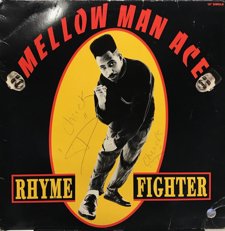 LP Mellow Man Ace - Rhyme Fighter  / MAS PINGON VINYL SINGLE