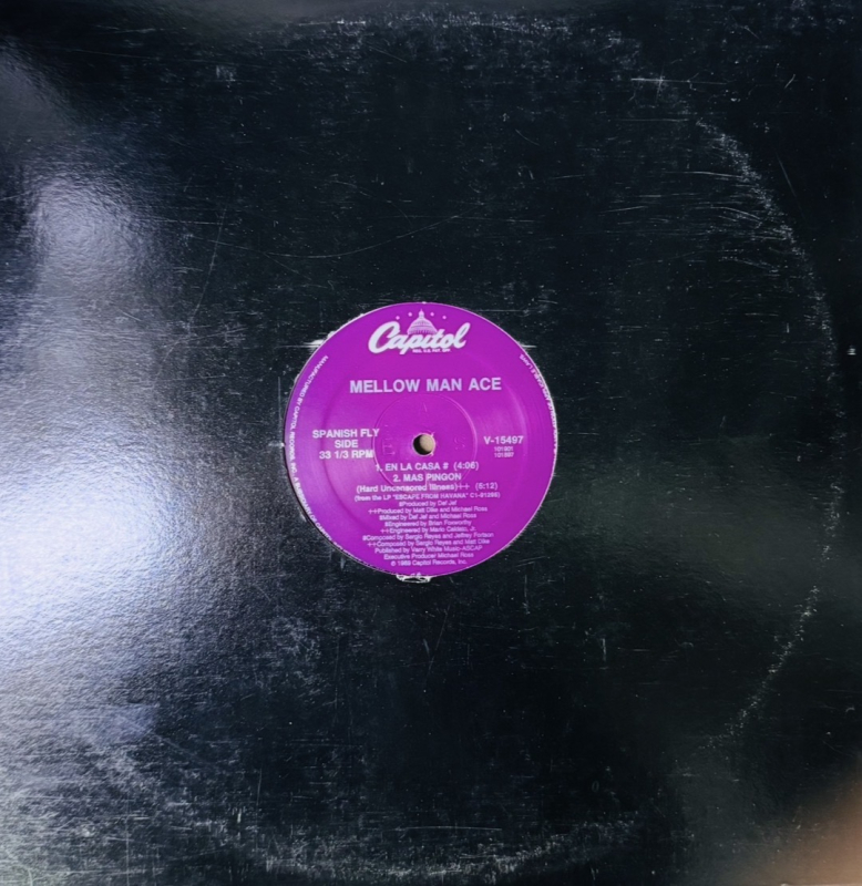 LP Mellow Man Ace - Rhyme Fighter  e MAS PINGON VINYL SINGLE IMPORTADO
