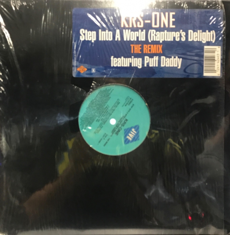 LP KRS ONE - Step Into A World (Raptures Delight) The Remix feat Puff Daddy Importado (Vinil)