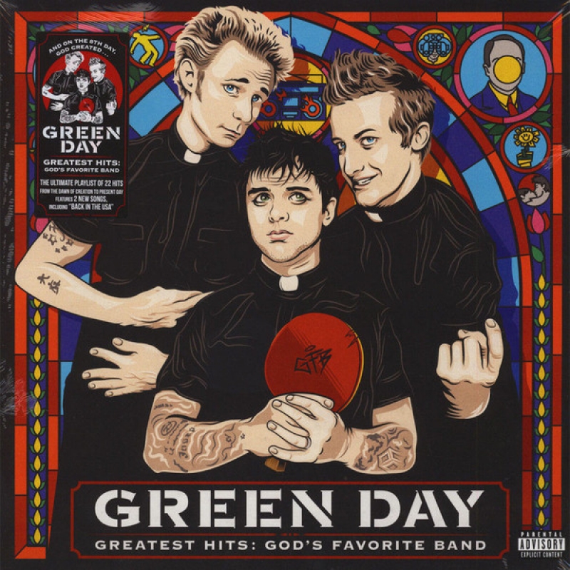 LP Green Day - Greatest Hits Gods Favorite Band VINYL IMPORTADO LACRADO