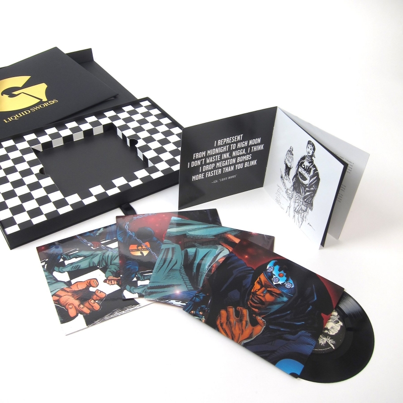LP Genius  GZA Liquid Swords - The Singles Collection (4x7 inch boxset) VINYL