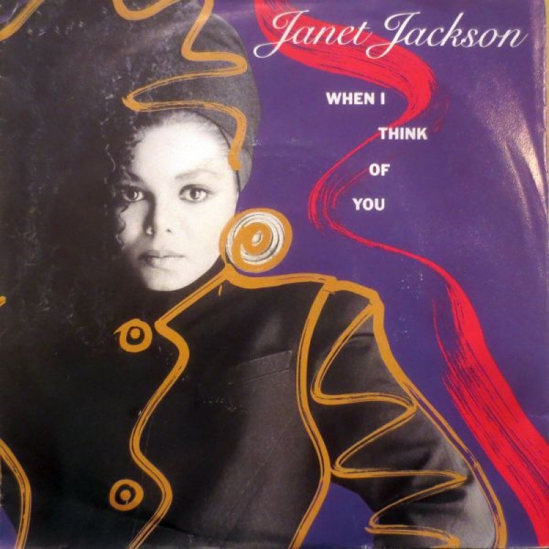 LP Janet Jackson -  When I Think Of You VINYL COMPACTO 7 POLEGADAS