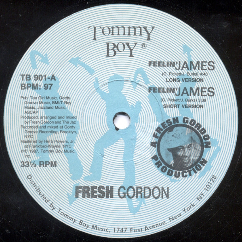 LP Fresh Gordon - Feelin James VINYL SINGLE IMPORTADO