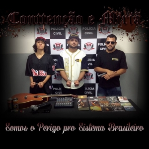 Conttencao e Miria  - Somos o Perigo pro sistema Brasileiro (CD) Rap Nacional