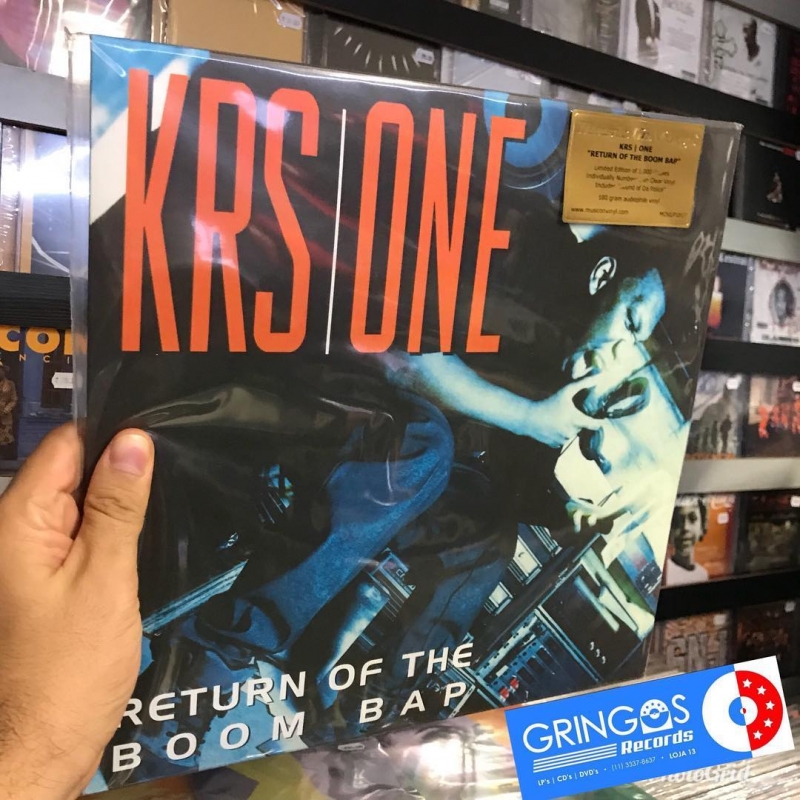 LP KRS One - Return Of The Boom Bap VINYL DUPLO TRANSPARENTE (IMPORTADO)