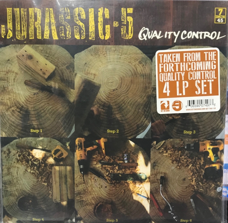 LP Jurassic 5 - Quality Control COMPACTO 7 polegada IMPORTADO LACRADO