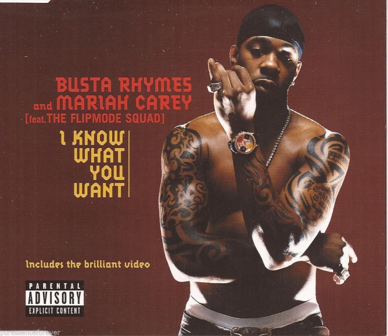 BUSTA RHYMES MARIAH CAREY featuring THE FLIPMODE SQUAD - I KNOW WHAT YOU WANT (CD Single)