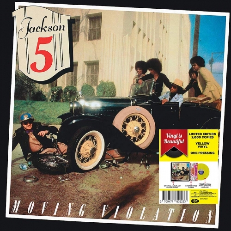 LP The Jackson 5 - MOVING VIOLATION VINYL AMARELO IMPORTADO (LACRADO)