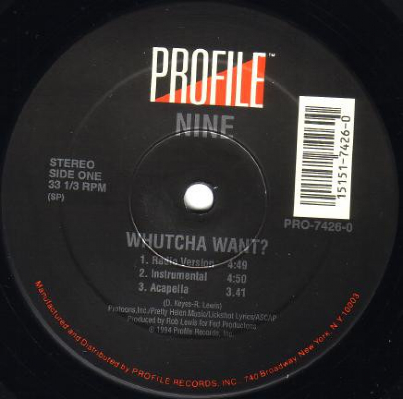 LP Nine - Whutcha Want VINYL