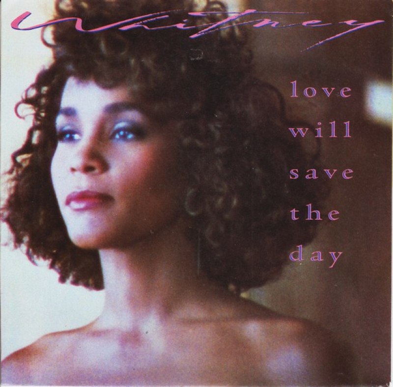 LP Whitney Houston - Love Will Save The Day COMPACTO 7 POLEGADAS