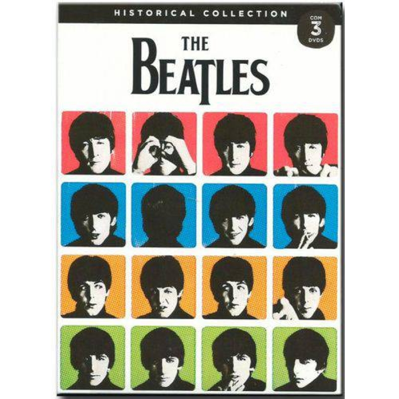 Box The Beatles - Historical Collection Original Novo 3 Dvds
