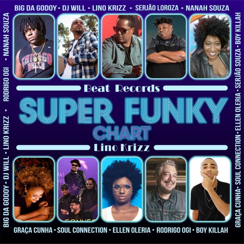 LP Lino Krizz - Super Funky Chart VINYL IMPORTADO LACRADO
