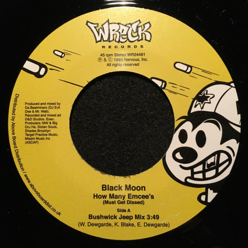LP Black Moon - How Many Emcees Must Get Dissed VINYL COMPACTO 7 POLEGADAS